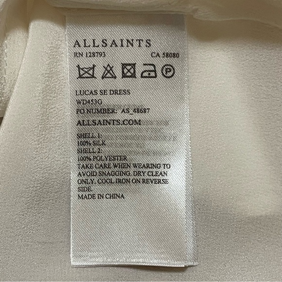Allsaints Silk Blouse - Picture 6 of 6